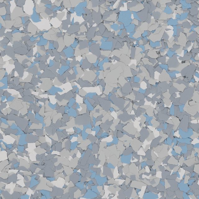 Cashmere Torginol color flake blend for garage floor coatings