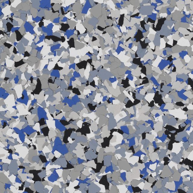 Comet Torginol color flake blend for garage floor coatings