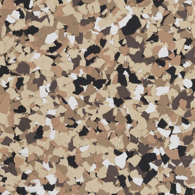 Outback garage floor flake color