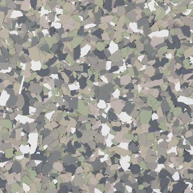 Thyme Torginol color flake blend for garage floor coatings
